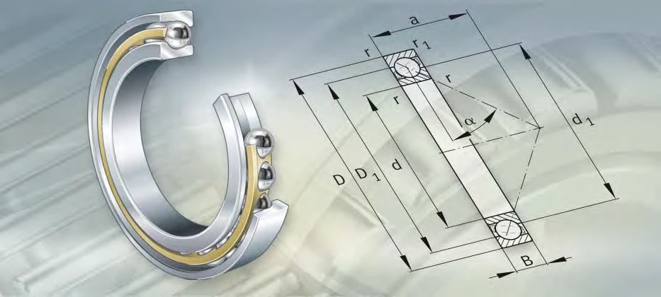 71880-MP Single row angular contact ball bearings 71880-MP Single row angular contact ball bearings